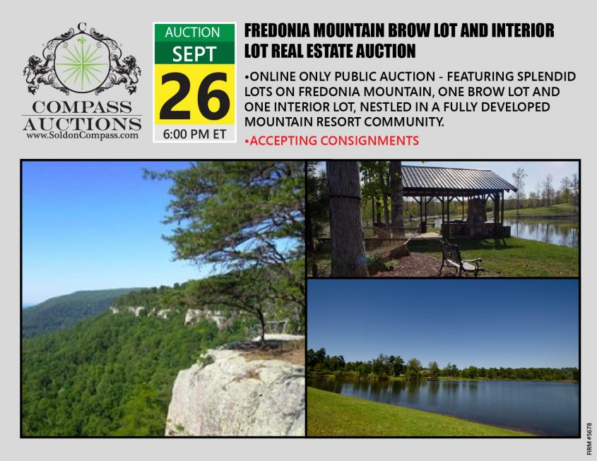 Fredonia Mountain Brow & Interior Lot Real Estate Auctions | Compass ...