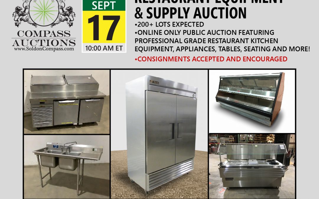 Restaurant Equipment and Supply Auction