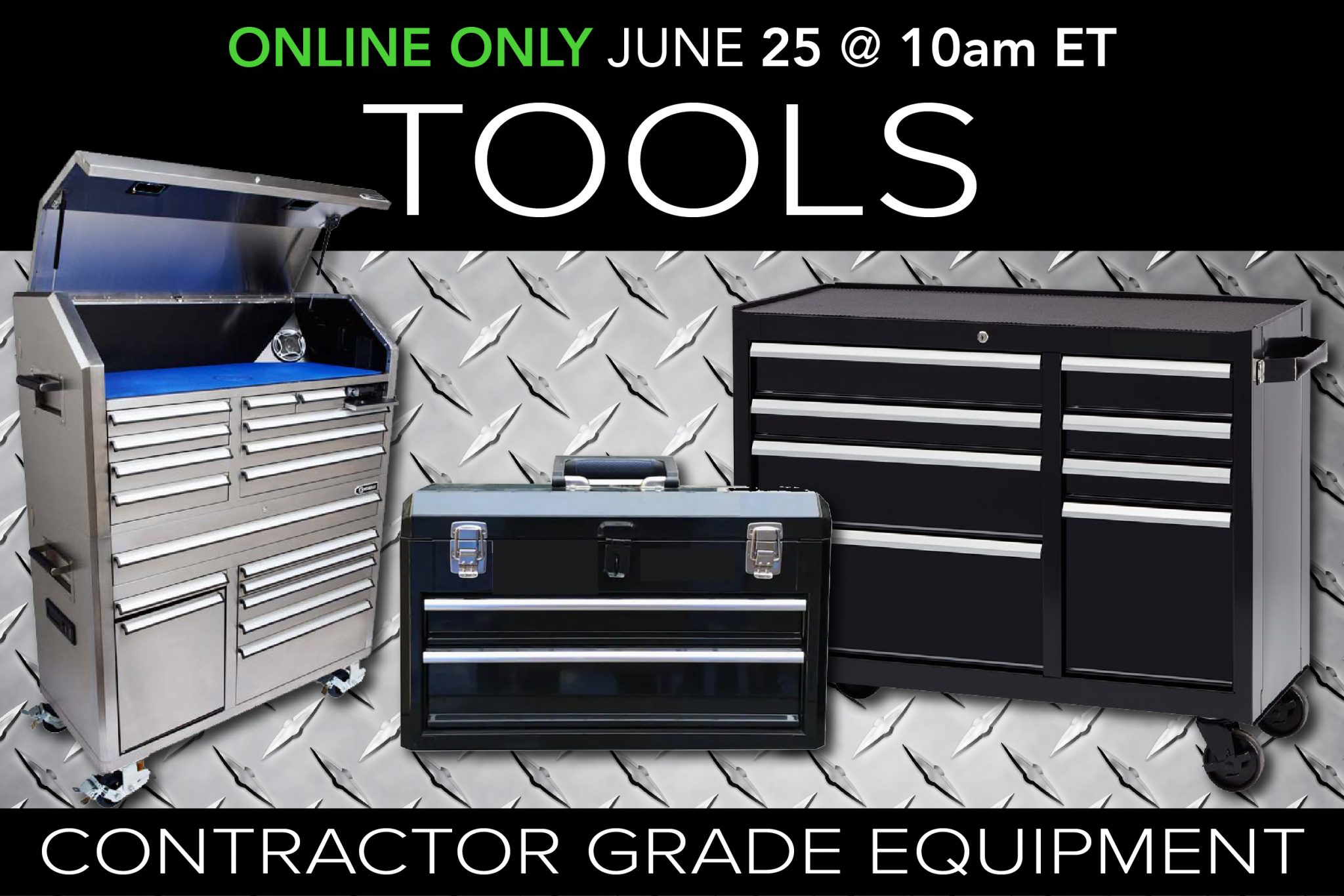 June 2020 contractor grade equipment tools public auction