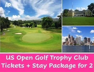US Open Golf Trophy Club Tickets + Stay Package