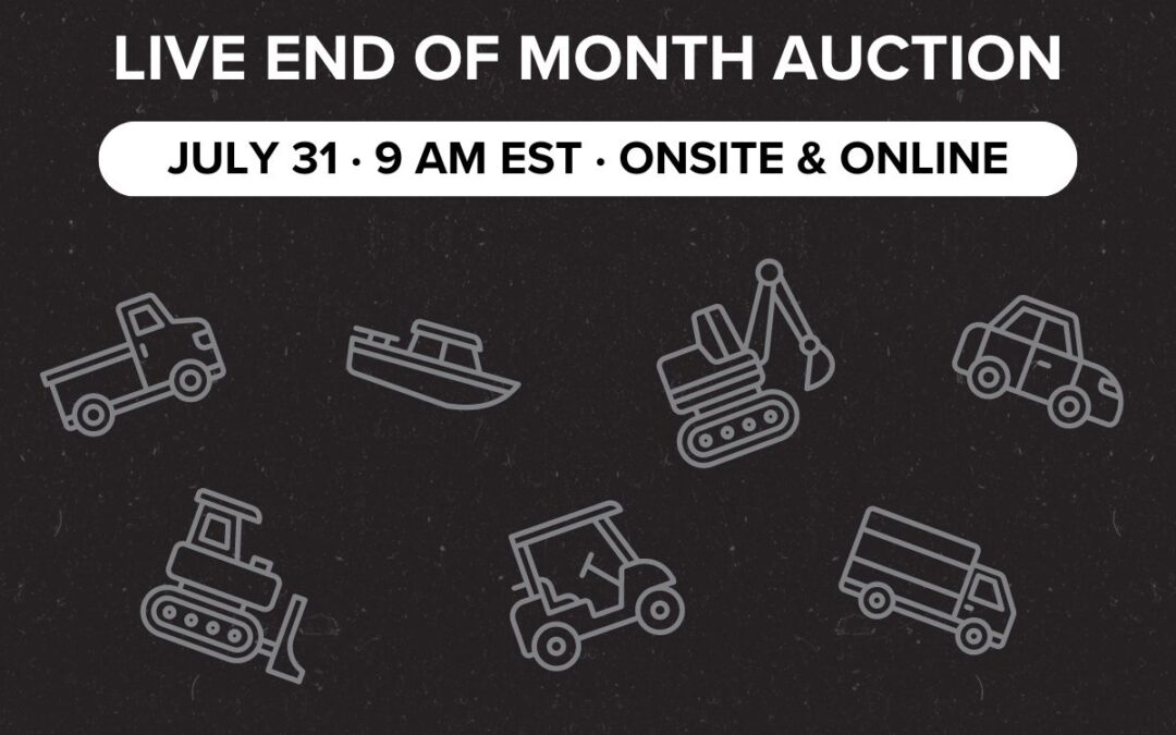 LIVE End of Month Auction | July 31