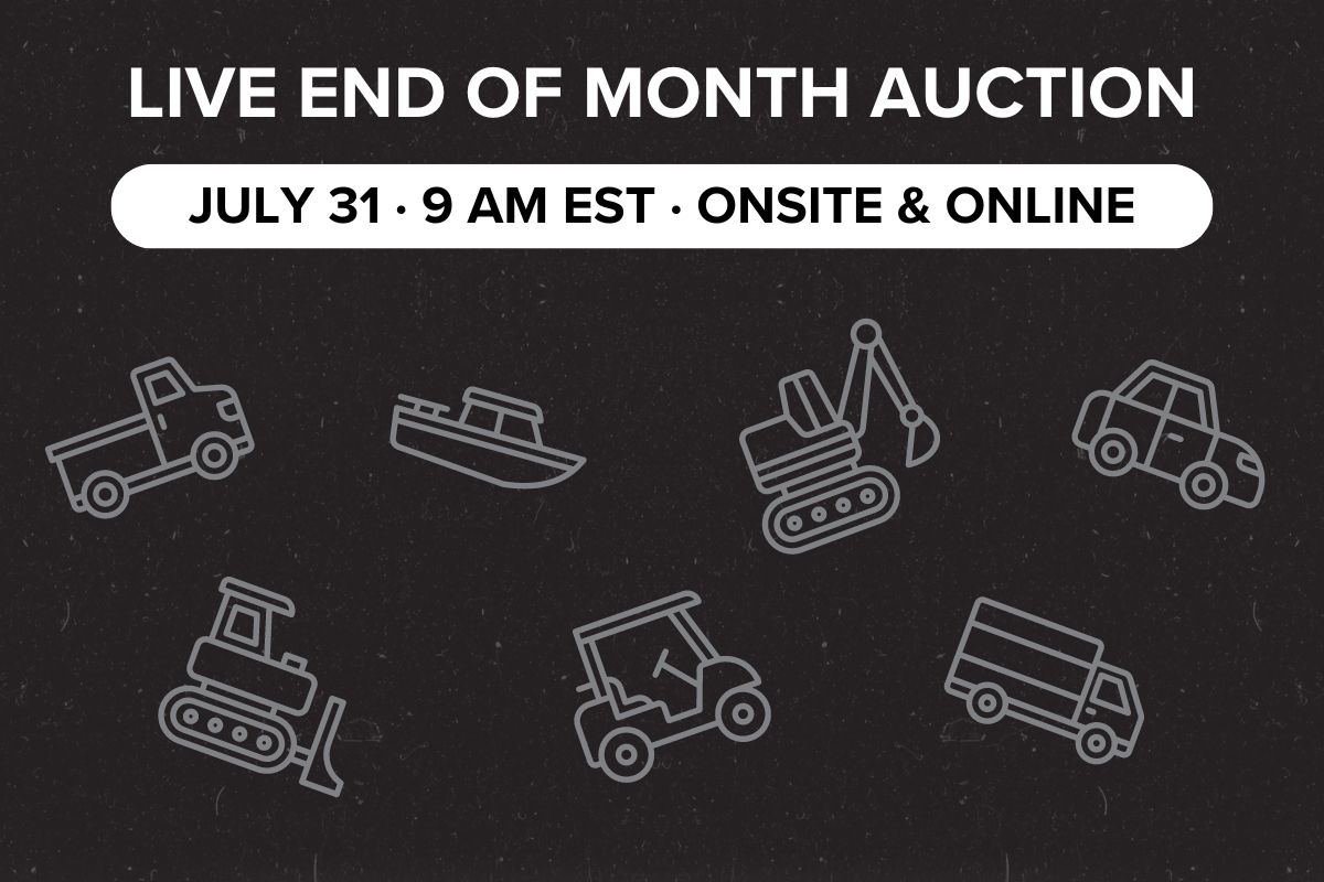 LIVE End of Month Auction | July 31