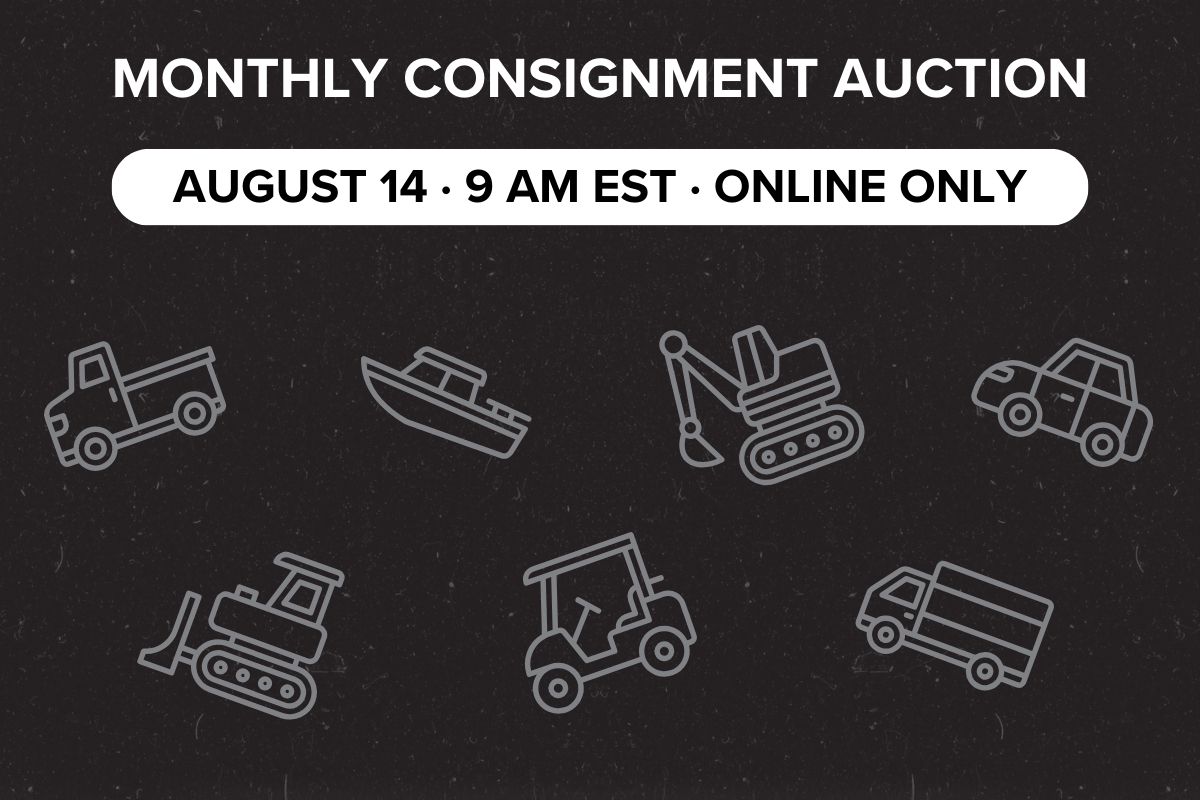 Monthly Consignment Auction | August 14