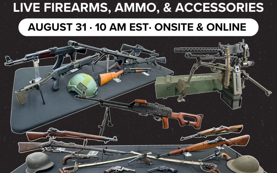 LIVE Firearms, Ammo, & Accessories | August 31