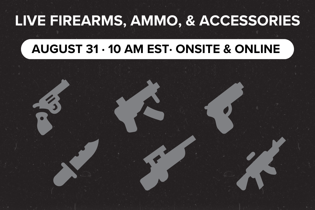 LIVE Firearms, Ammo, & Accessories | August 31