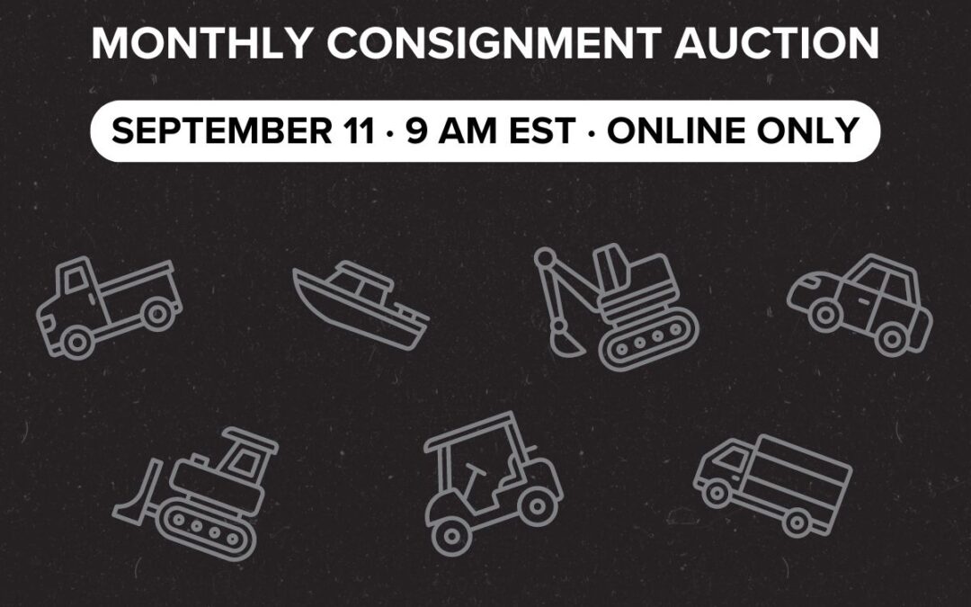 Monthly Consignment Auction | September 11