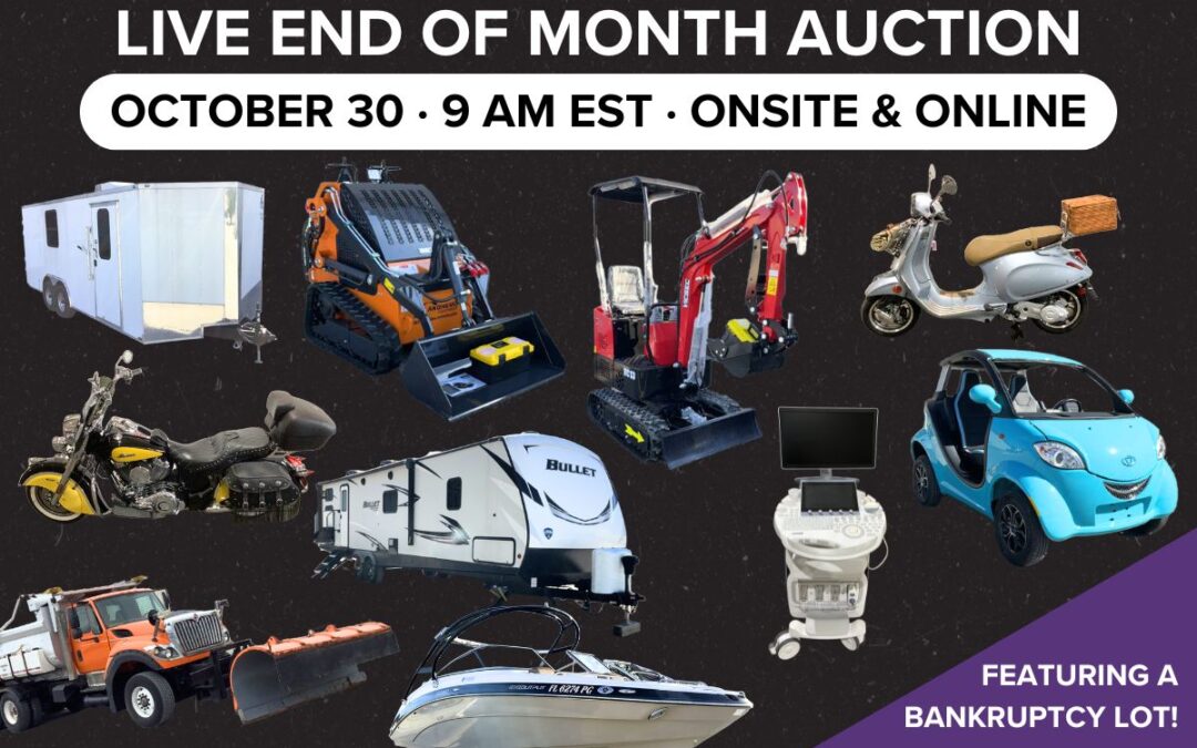 LIVE End of Month Auction | October 30