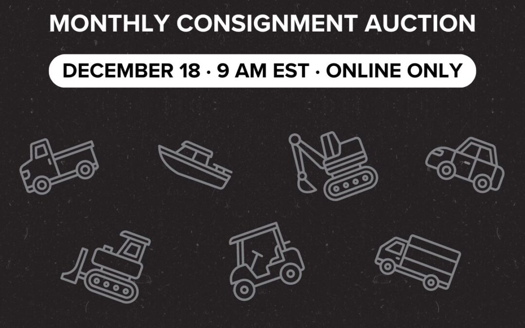 Monthly Consignment Auction | December 18