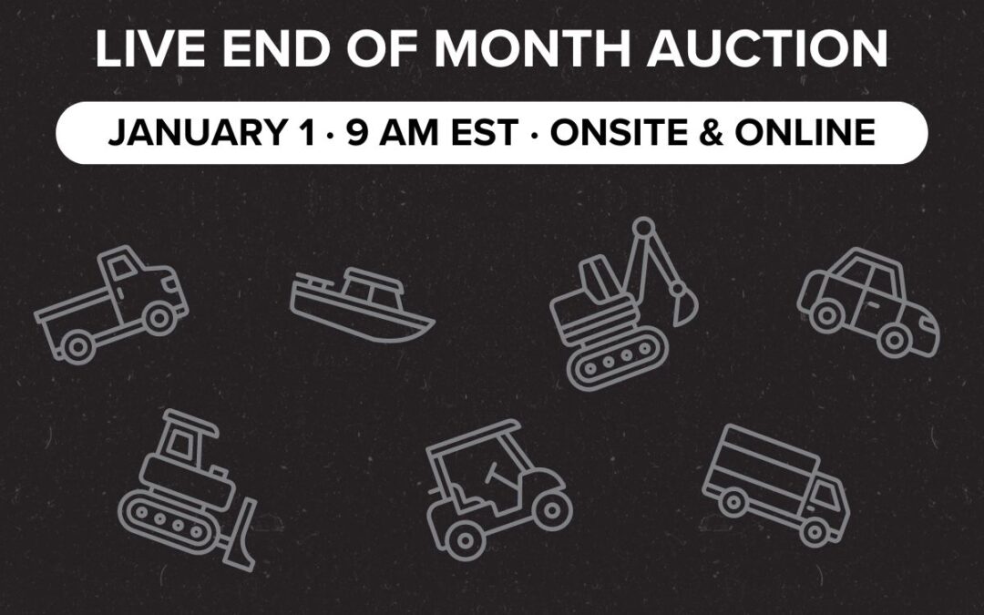 LIVE End of Month Auction | January 1