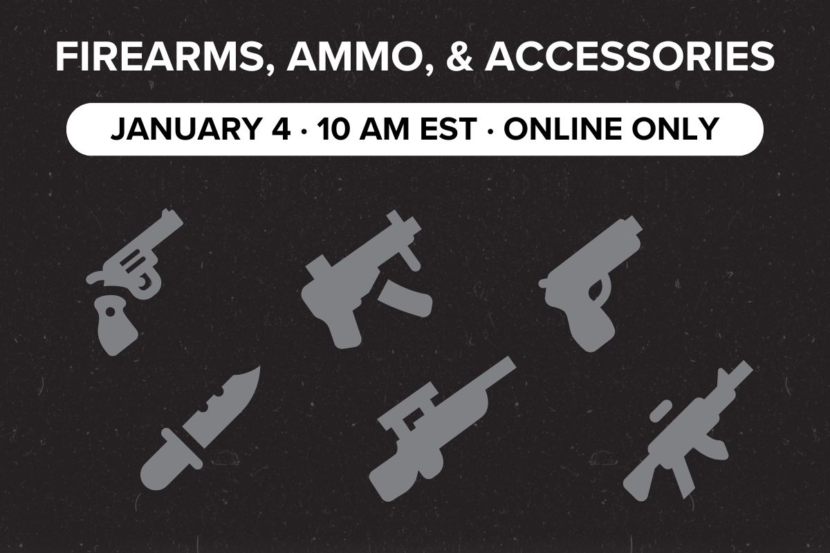 Firearms, Ammo, & Accessories | January 4