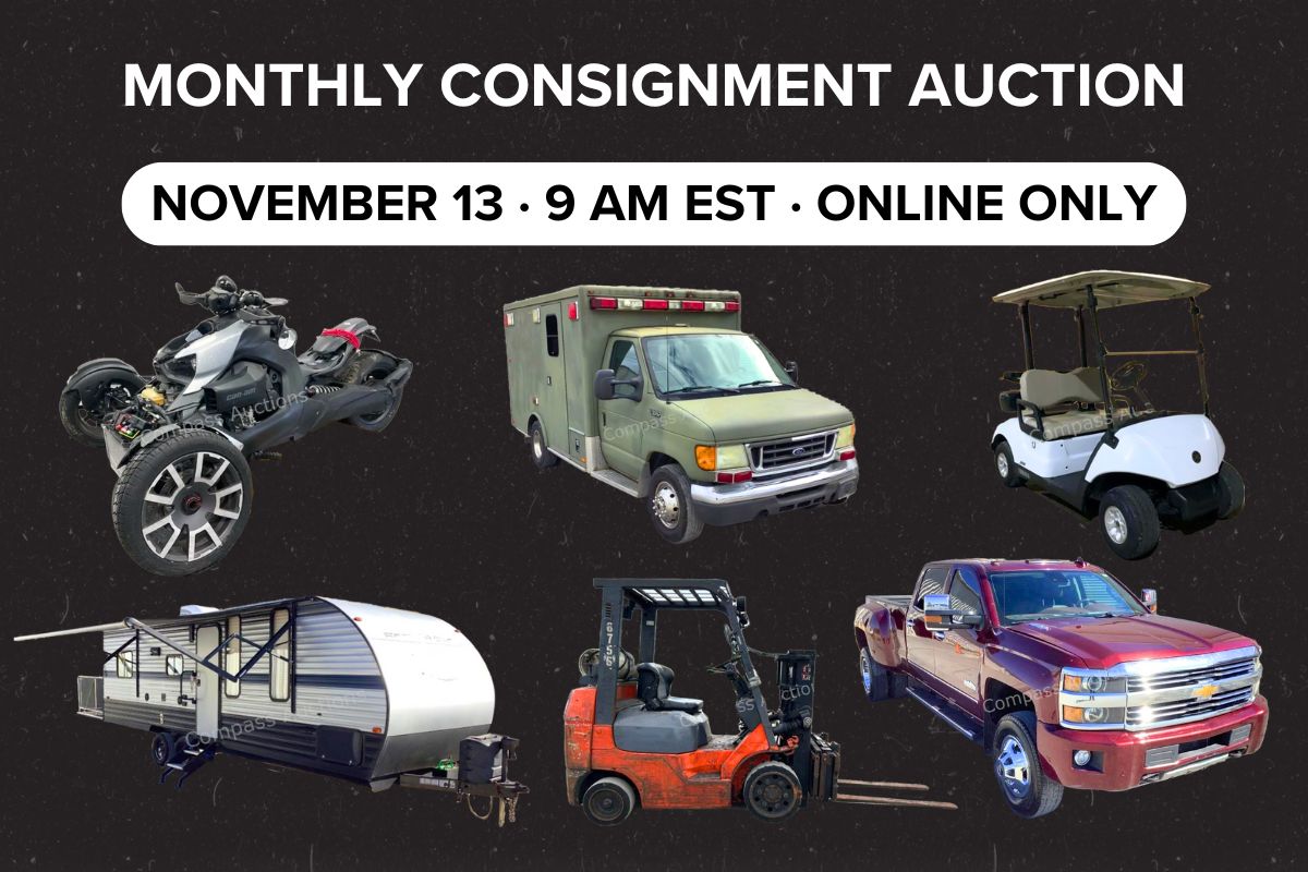 Monthly Consignment Auction | November 13