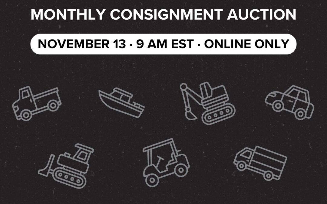 Monthly Consignment Auction | November 13