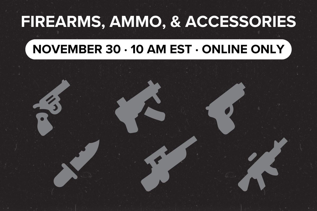 Firearms, Ammo, & Accessories | November 30