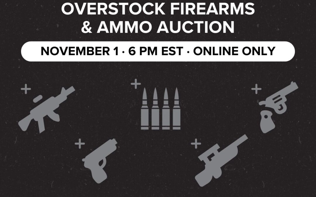 Overstock Firearms & Ammo Auction | November 1