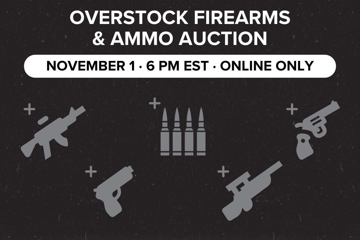 Overstock Firearms & Ammo Auction | November 1