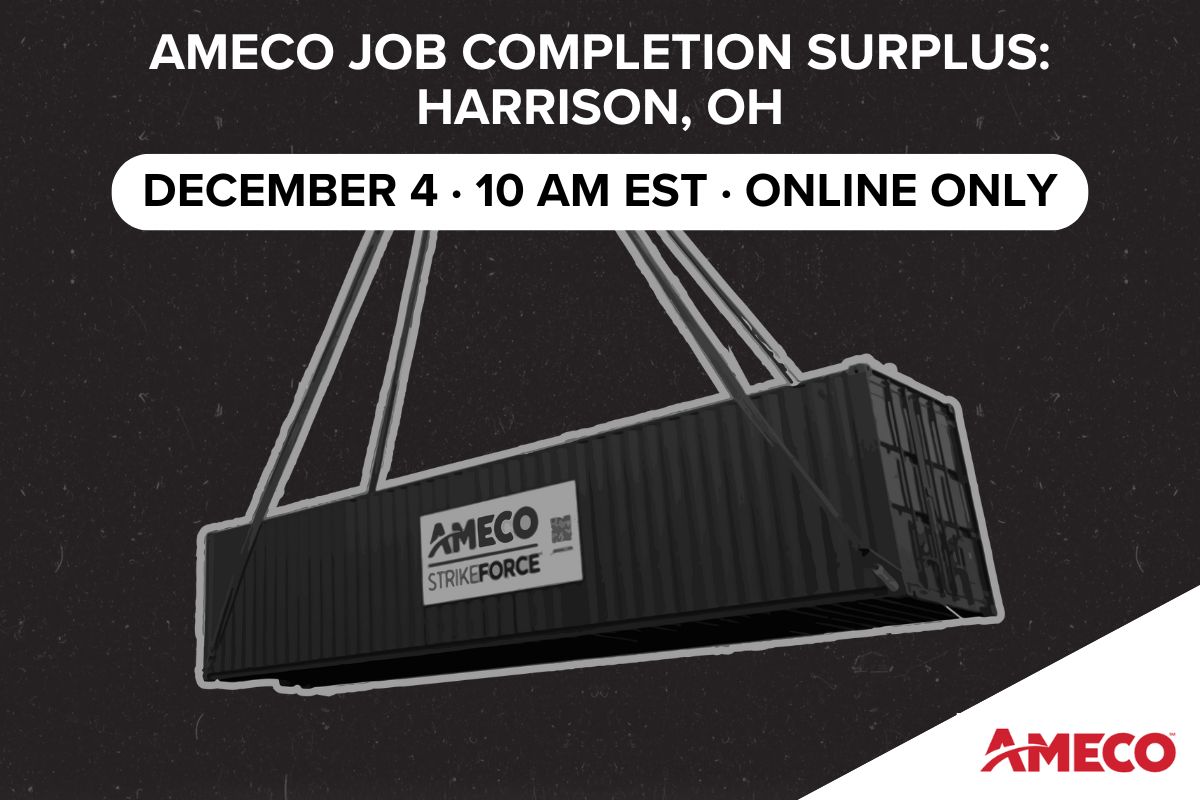 AMECO Job Completion Surplus | December 4