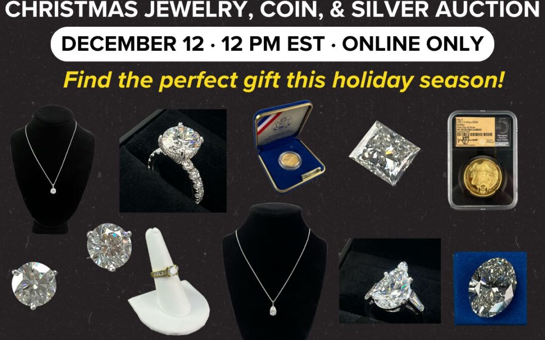 Christmas Jewelry, Silver, & Coin Auction | December 12