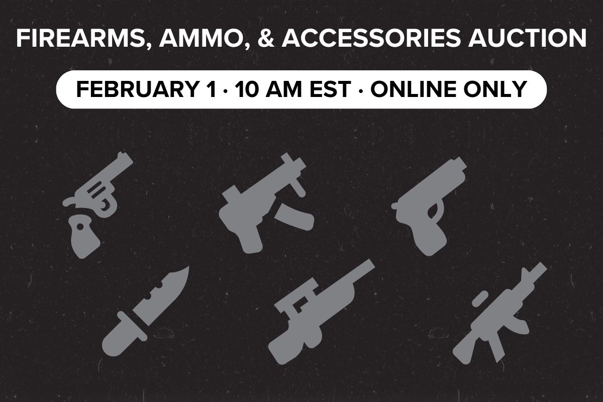 Firearms, Ammo, & Accessories Auction | February 1