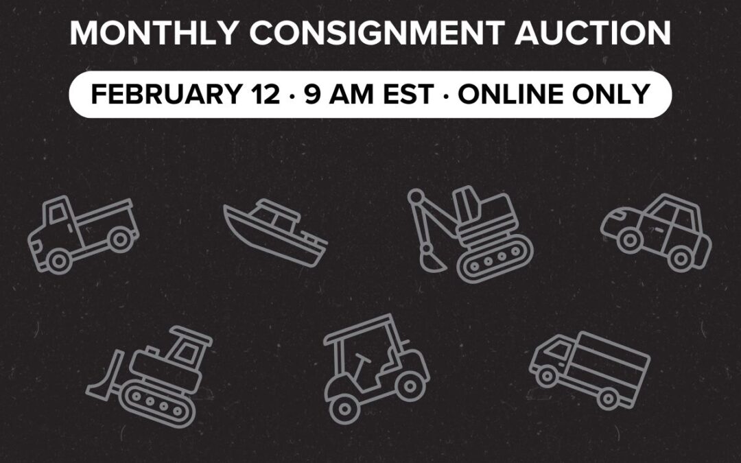 Monthly Consignment Auction | February 12