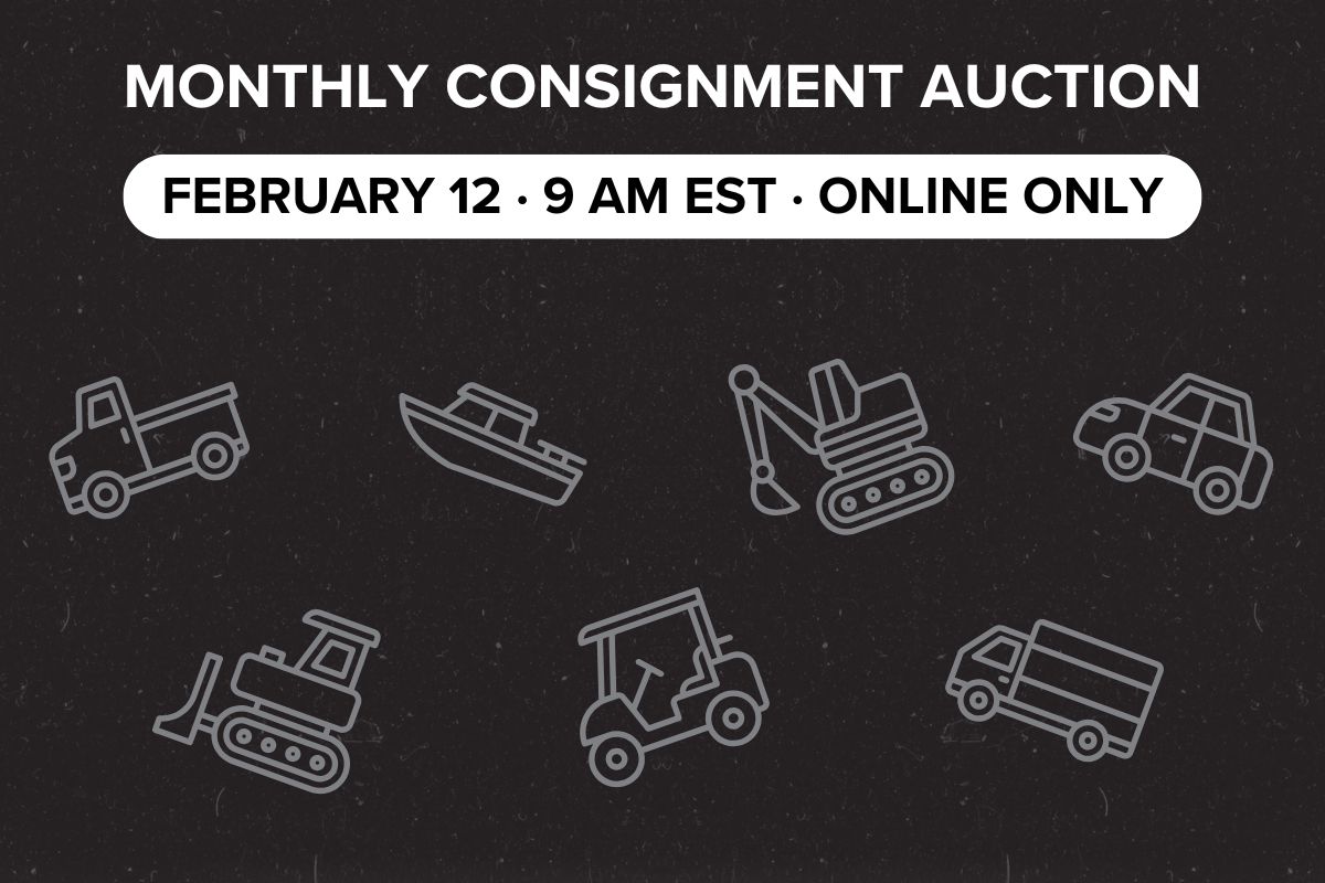 Monthly Consignment Auction | February 12