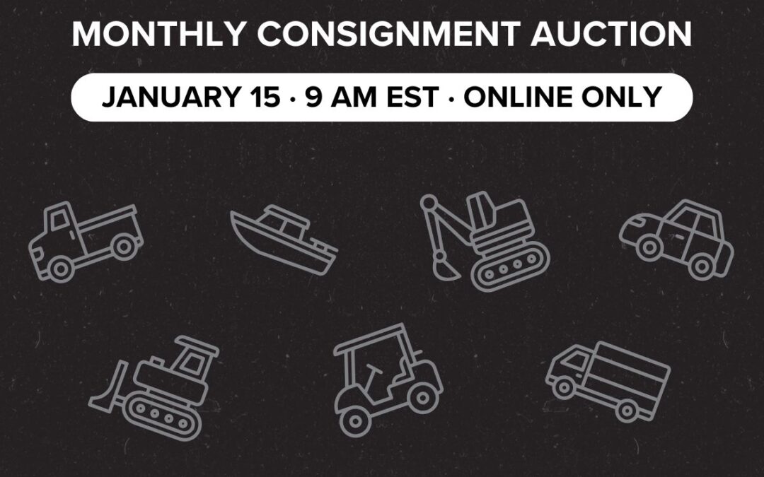 Monthly Consignment Auction | January 15