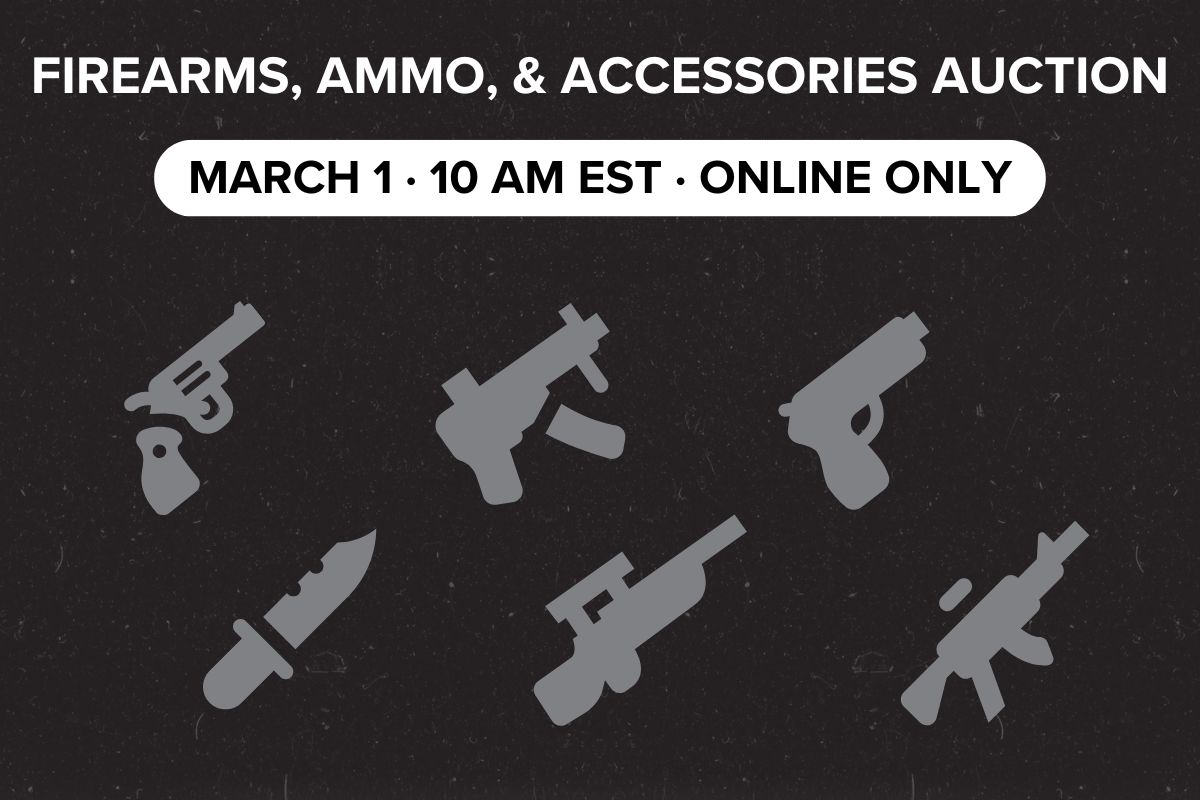 Firearms, Ammo, & Accessories Auction | March 1