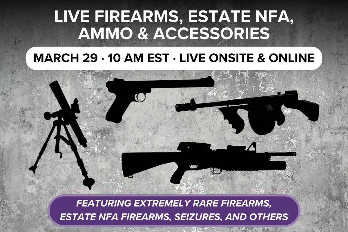 LIVE Firearms, Ammo & Accessories | March 29