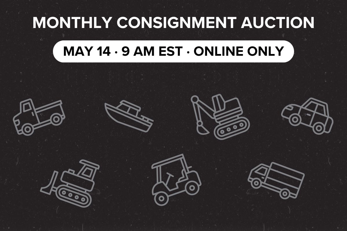 Monthly Consignment Auction | May 14