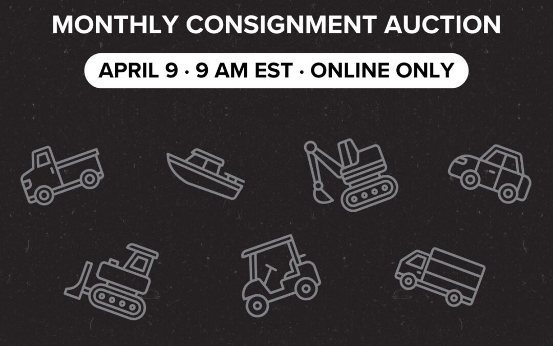 Monthly Consignment Auction | April 9