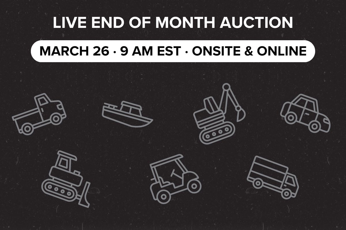 LIVE End of Month Auction | March 26